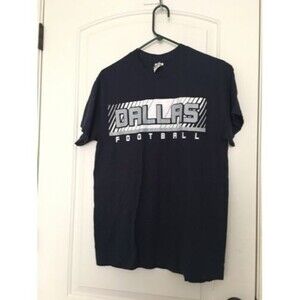 Gildian Men's Short Sleeve T-Shirt Dallas Cowboys Shirt Tee Navy Size Medium